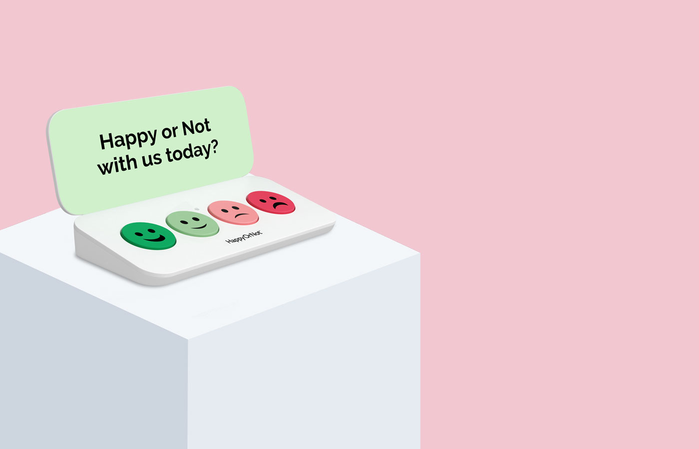 Smiley Terminal free-standing, wall or counter top