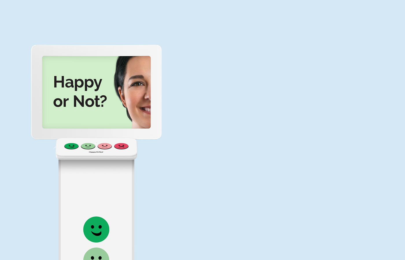 Smiley Terminal free-standing, wall or counter top