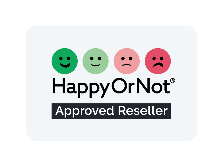 HappyOrNot Approved Reseller Badge SmileyAnswers, Elite Partner – HappyOrNot approved reseller