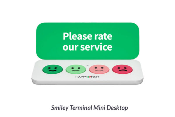 Smiley Terminal™ - Free-standing, wall or counter terminal